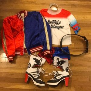 Harley Quinn Costume, Full, Worn Once
